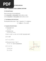 7.2 The Dot Product