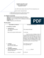 Detailed Lesson Plan in Tle Grade 8