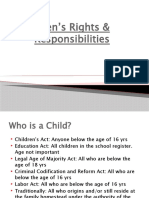 CPS Children's Rights and Responsibilities Presentation Marondera 2022