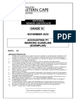 ACCOUNTING P1 GR10 MEMO NOV2020 - English