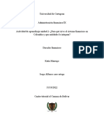 Actividad de Aprendizaje Unidad 2 - Derecho Financiero