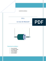 TP 3: La Roue de Maxwell: Compte Rendu