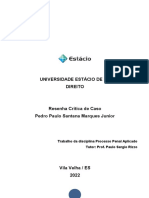 Resenha Critica Acórdão Plano de Aula 5