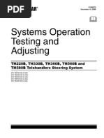 Systems Operation Testing and Adjusting: TH220B, TH330B, TH360B, TH560B and TH580B Telehandlers Steering System