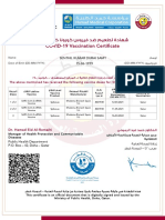 Senthil Vaccination Certificate - R1740702