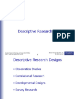 Week 9-Descriptive Research