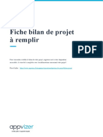 Fiche Bilan de Projet