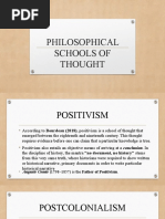 2 Philosophical Schools of Thought