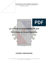 Lei Municipal 4290-2019 - Plano Diretor Do Município de Coronel Fabriciano (Com Anexos)