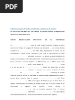 FORMATO Solicitud Inscripcion de Tradicion de Dominio Por Herencia Ab Intestato