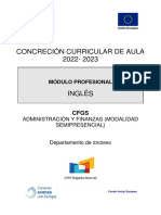 CFGS 1º de Administración y Finanzas Semipresencial 2022-2023