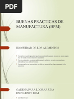 Buenas Practicas de Manufactura (BPM)