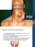 Sem. 13 Cancer de Tiroides