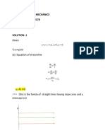 Fluid Mechanics Assignment