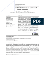 Efficient Lightweight Residual Network For Real-Time Road Semantic Segmentation