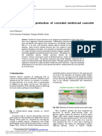 Galvanic Cathodic Protection of Corroded Reinforce