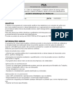 Modelo Pca - Programa de Conservação Auditiva