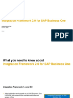 Integration Framework 2 0 For SAP Business One