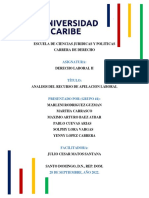 Analisis Del Recurso de Apelacion Laboral.