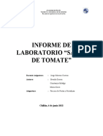 Informe 4 SALSA DE TOMATE