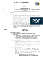 Module 1 Lesson 1 SPEAR 1 Fitness Assessment Test