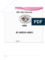 Human Resource Management - Merga