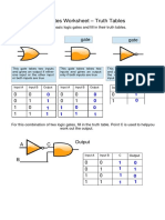 Activity 1 - Logicgates Worksheet