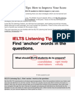 IELTS Exam Advice