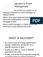 Event Management