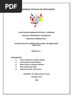 Grupo N-1 A - Exp - Nulidad de Acto Jurídico Por Causal de Simulación Absoluta - PFC