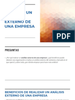 Análisis Externo de La Empresa