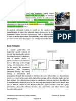 Ultrasonic Testing