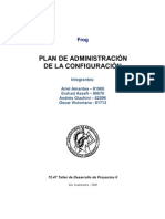 Plan de Gestion de Configuracion Del Proyecto