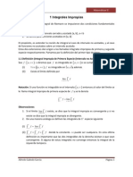 Integrales Impropias