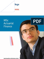 MSC - Actuarial - Brochure - PDF Imperial College of London