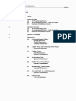 Operation and Maintenance Manual of Air Conditioning System in Klinik Tawau, Klinik Kesihatan Jenis 2