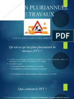 Plan Pluriannuel de Travaux