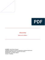 Informe Final de Diagnostico de Motores