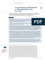 Biomarkers and Clinical Cardiovascular Outcomes With Ezetimibe in The Improve-It Trial