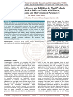 Natural Corrosion Process and Inhibition by Plant Products at Various Metal in Different Media With Kinetic, Thermodynamic and Elctrochemical Parameters