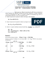 Corrigé Examen Thermochimie Janvier 2019