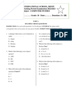 MR Logbo - Grade 10 Computer 2N MP Exam 22 - 23