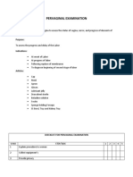 PV exam-L&D