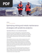 Article - AVEVA Predictive Analytics Metals and Mining