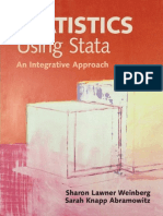 Sharon Lawner Weinberg - Sarah Knapp Abramowitz - Statistics Using Stata - An Intergrative Approach-Cambridge University Press (2016)