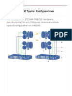 ZTE MW NR8250 Typical Configurations