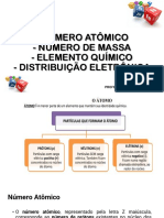 Número Atômico, Massa Atomica, Elementos Quimicos e Distribuição Eletronica