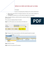 Making Subform Behave As Table and Data Part As Body Row