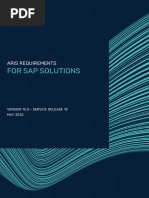 ARIS Requirements For SAP Solutions