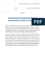 Modalidades de Escolarización, Derechos Fundamentales y Atención A La Diversidad